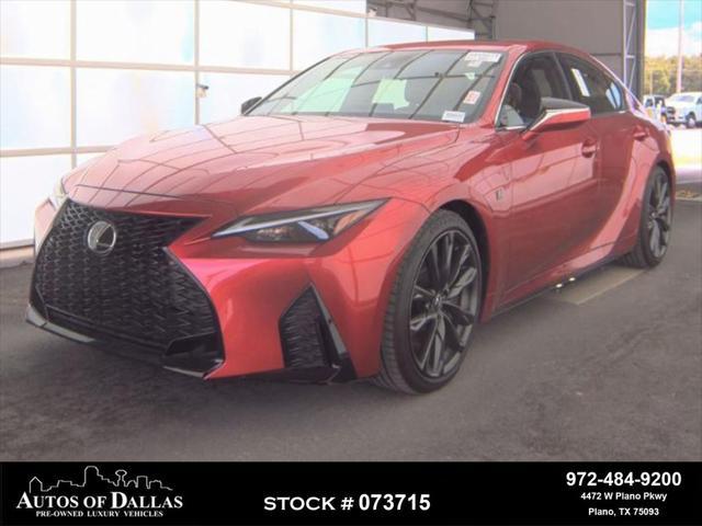 used 2024 Lexus IS 350 car, priced at $44,490