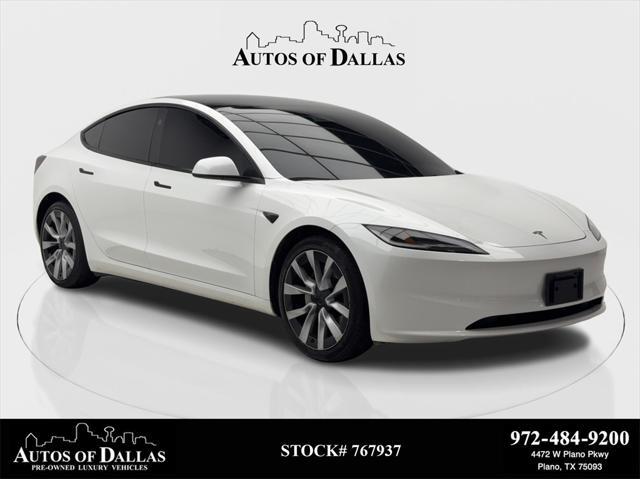 used 2024 Tesla Model 3 car, priced at $37,490