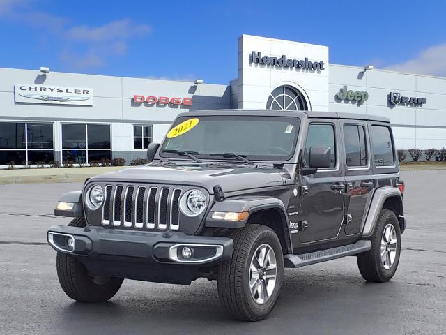 used 2021 Jeep Wrangler Unlimited car, priced at $32,588