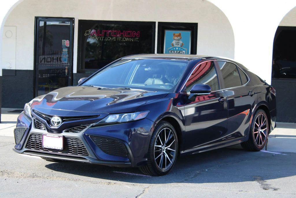 used 2022 Toyota Camry car, priced at $18,500