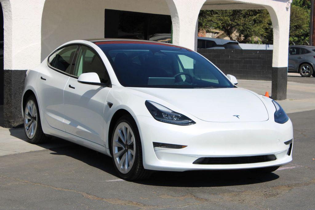 used 2022 Tesla Model 3 car, priced at $23,500