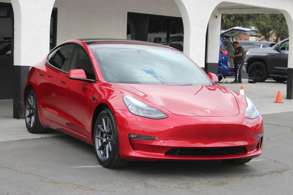 used 2022 Tesla Model 3 car, priced at $24,600