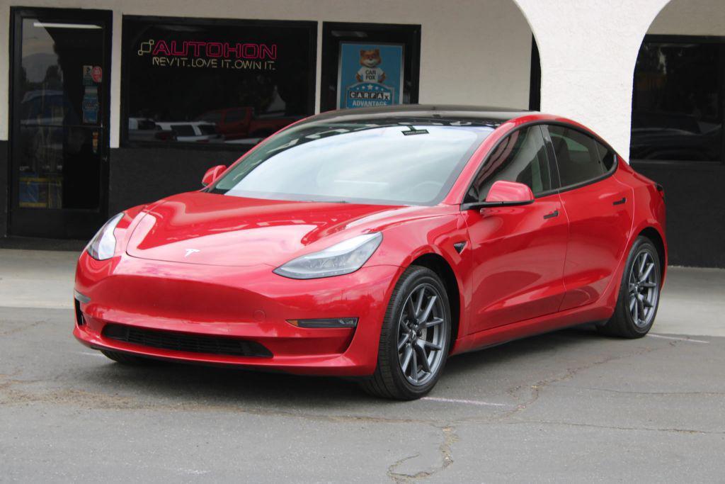 used 2022 Tesla Model 3 car, priced at $24,600