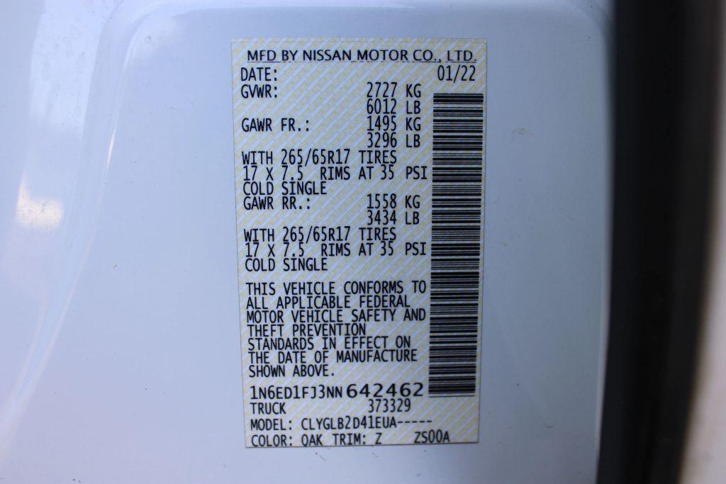 used 2022 Nissan Frontier car, priced at $19,700