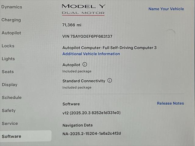 used 2023 Tesla Model Y car, priced at $25,000