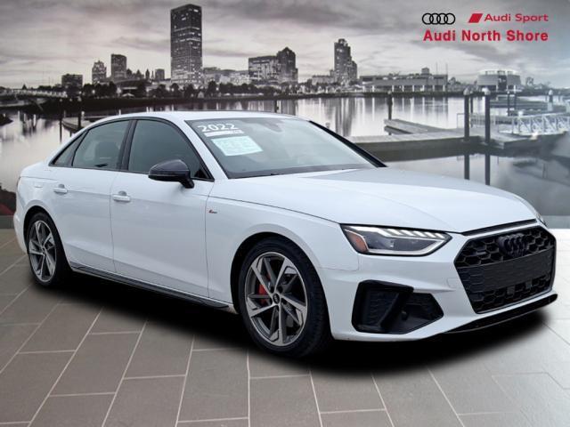 used 2022 Audi A4 car, priced at $32,218