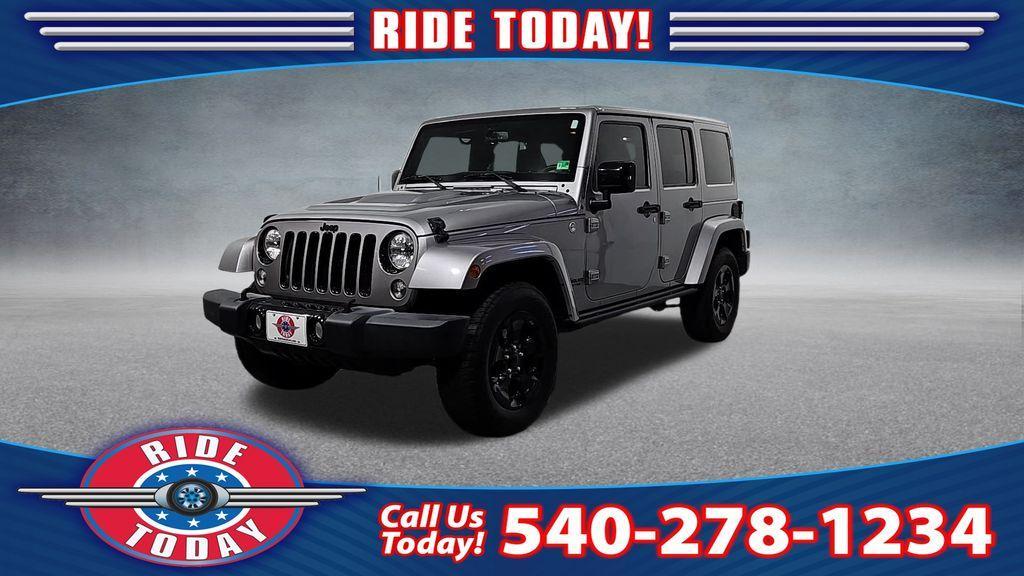 used 2015 Jeep Wrangler Unlimited car, priced at $16,351