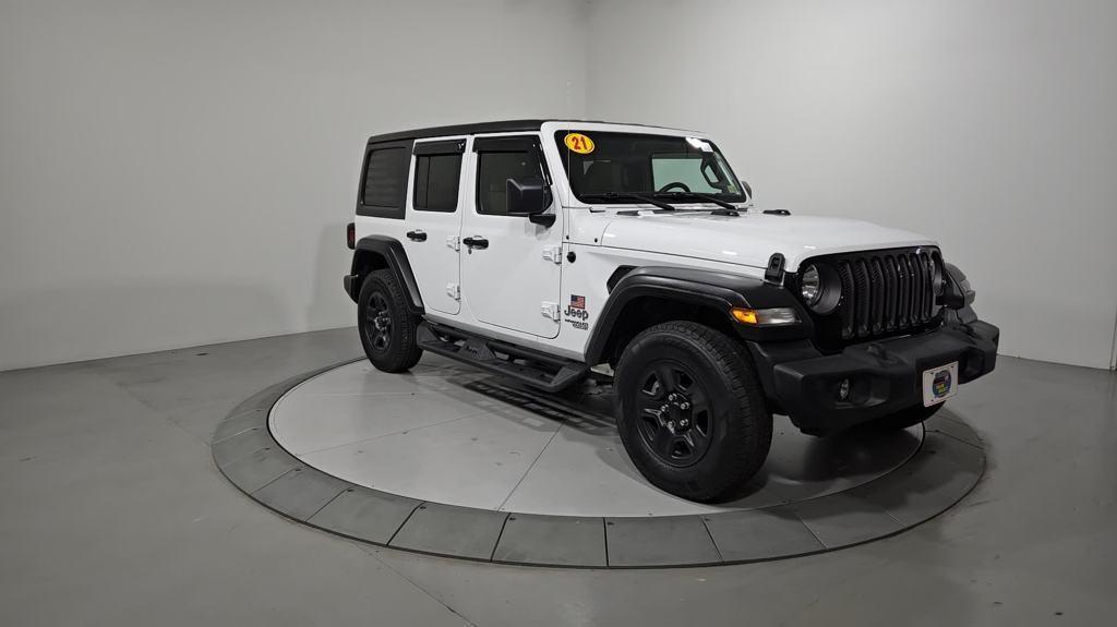 used 2021 Jeep Wrangler Unlimited car, priced at $30,830