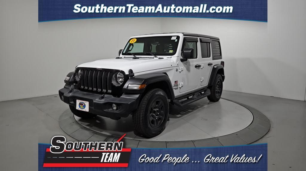 used 2021 Jeep Wrangler Unlimited car, priced at $30,830