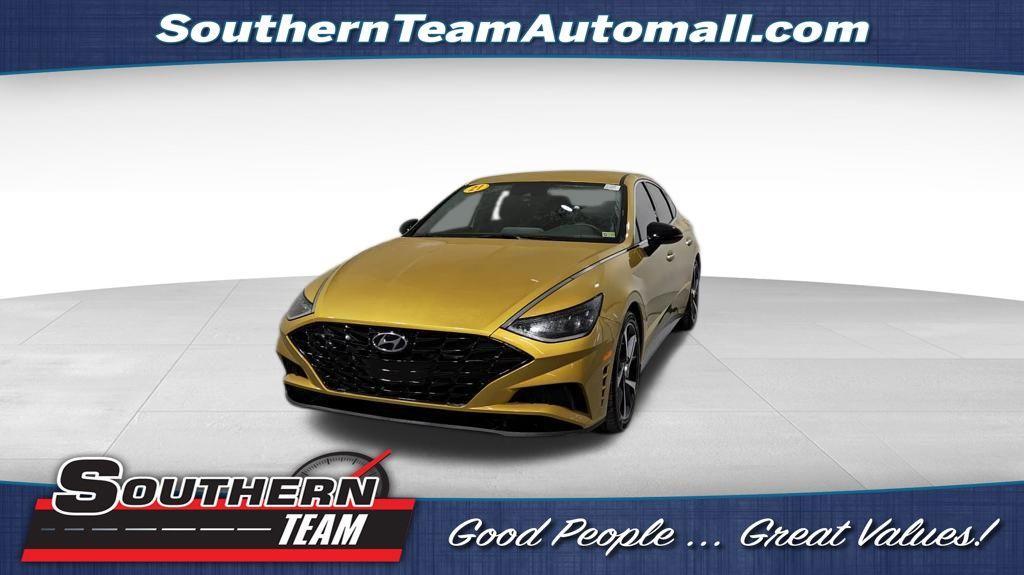 used 2021 Hyundai Sonata car, priced at $19,633