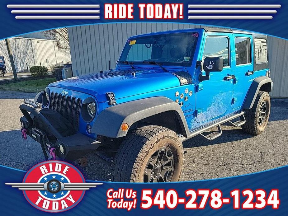 used 2016 Jeep Wrangler Unlimited car, priced at $16,813