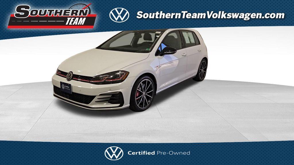 used 2021 Volkswagen Golf GTI car, priced at $25,919