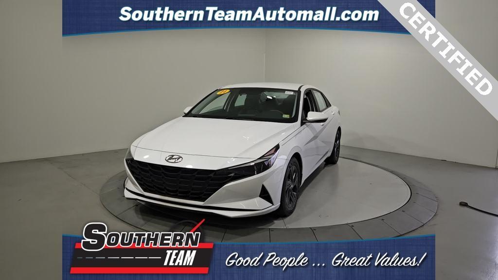 used 2021 Hyundai Elantra car, priced at $19,195