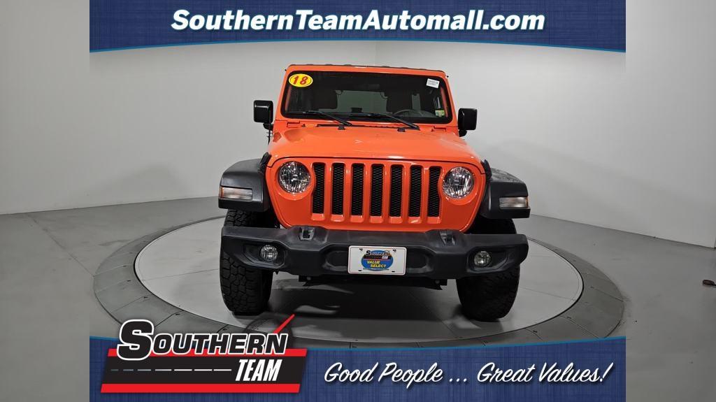 used 2018 Jeep Wrangler Unlimited car, priced at $25,549