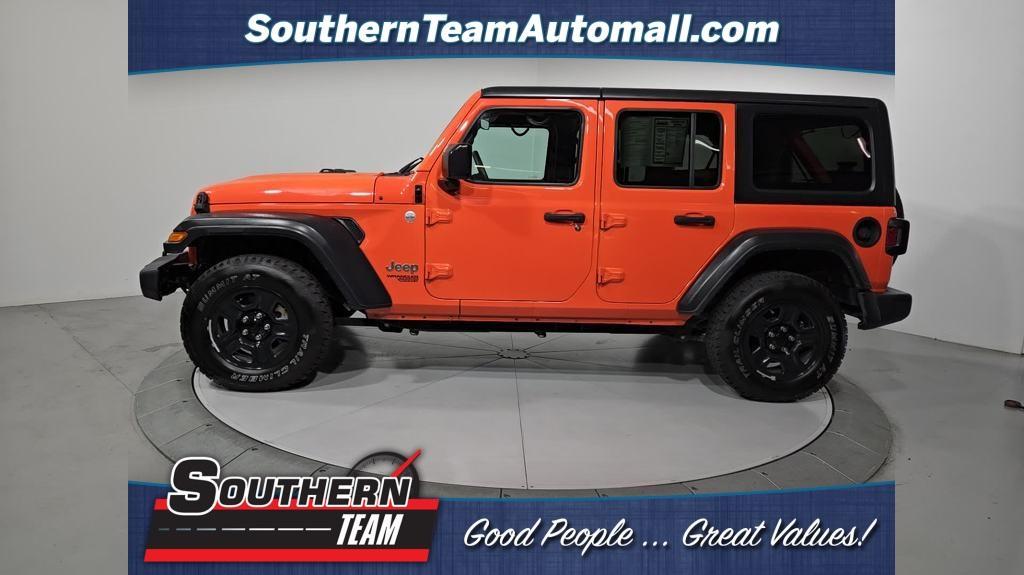 used 2018 Jeep Wrangler Unlimited car, priced at $25,549