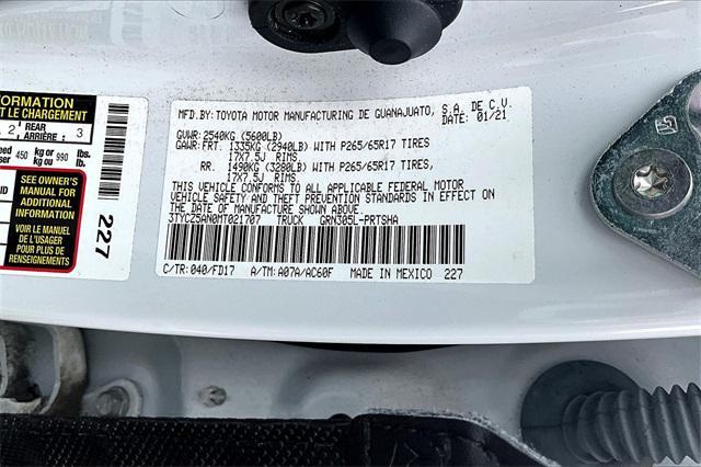 used 2021 Toyota Tacoma car, priced at $39,795