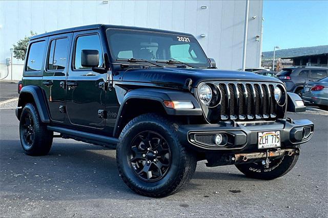 used 2021 Jeep Wrangler Unlimited car, priced at $33,795