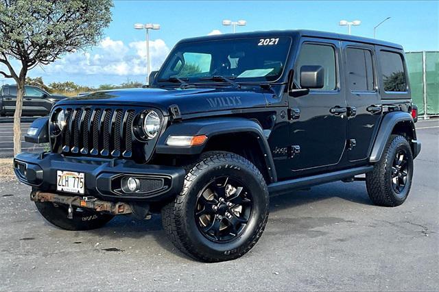 used 2021 Jeep Wrangler Unlimited car, priced at $33,795