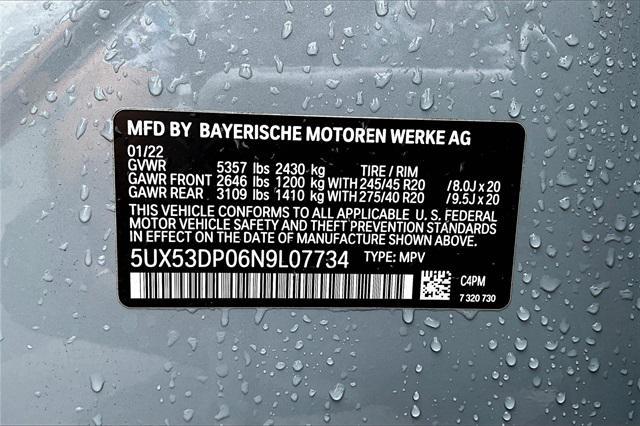 used 2022 BMW X3 car, priced at $38,995