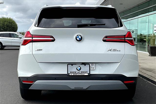 new 2025 BMW X3 car, priced at $53,975