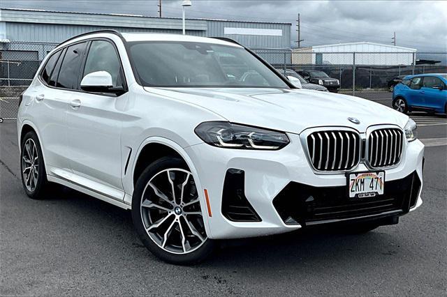 used 2022 BMW X3 car, priced at $34,995