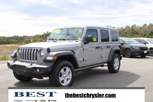 used 2020 Jeep Wrangler Unlimited car, priced at $34,989