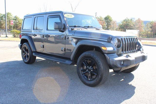 used 2021 Jeep Wrangler Unlimited car, priced at $31,924