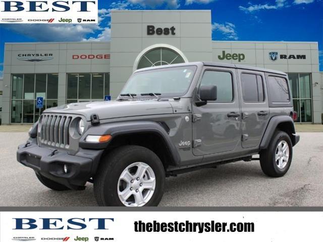 used 2020 Jeep Wrangler Unlimited car, priced at $27,497