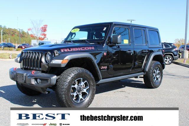 used 2021 Jeep Wrangler Unlimited car, priced at $34,998