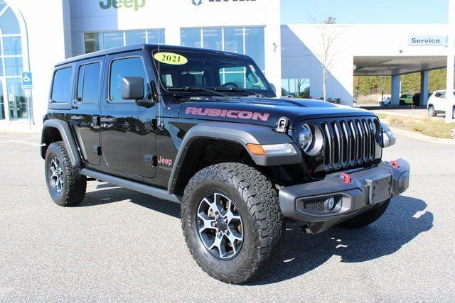 used 2021 Jeep Wrangler Unlimited car, priced at $34,998