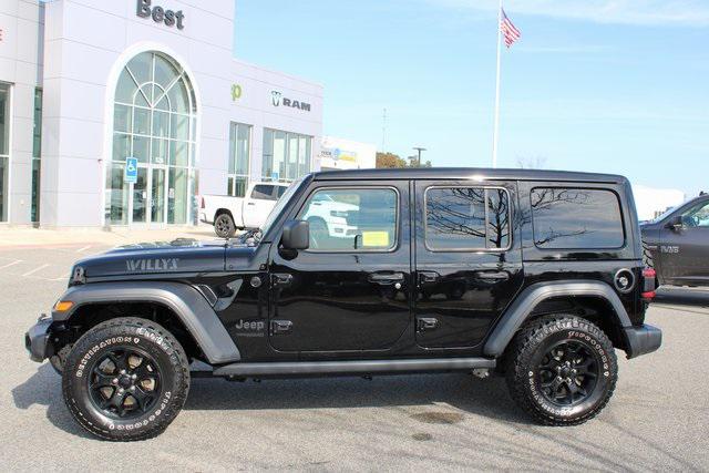 used 2021 Jeep Wrangler Unlimited car, priced at $31,297