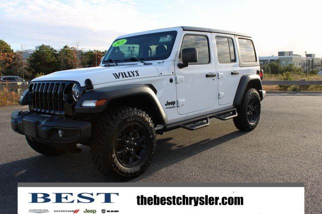 used 2021 Jeep Wrangler Unlimited car, priced at $31,287