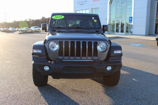 used 2018 Jeep Wrangler Unlimited car, priced at $23,658