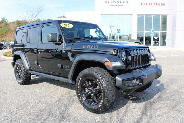 used 2021 Jeep Wrangler car, priced at $32,269