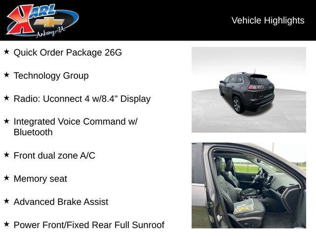used 2019 Jeep Cherokee car, priced at $20,987