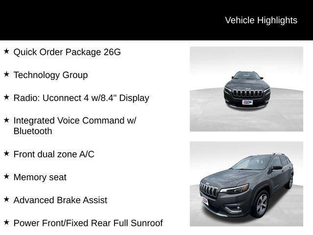 used 2019 Jeep Cherokee car, priced at $20,987