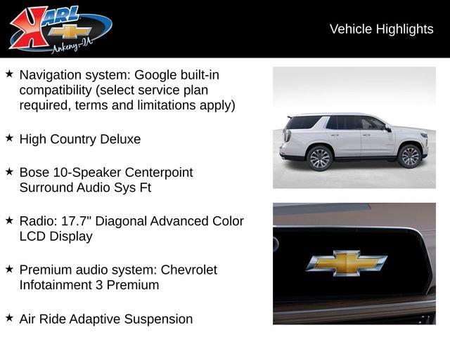 new 2025 Chevrolet Tahoe car, priced at $89,799