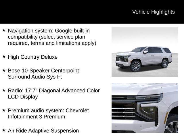 new 2025 Chevrolet Tahoe car, priced at $89,799