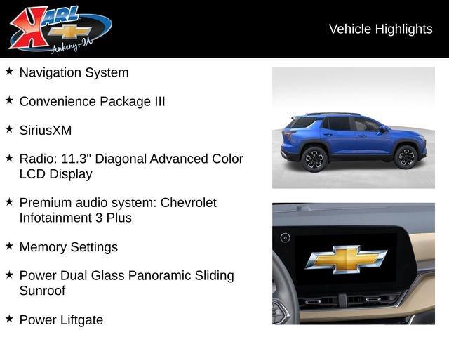 new 2026 Chevrolet Equinox car, priced at $38,840