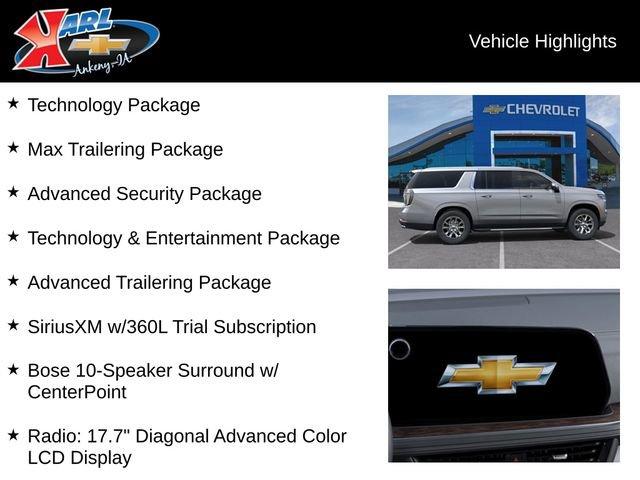 new 2025 Chevrolet Suburban car, priced at $90,150