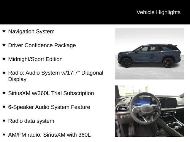 new 2026 Chevrolet Traverse car, priced at $49,205
