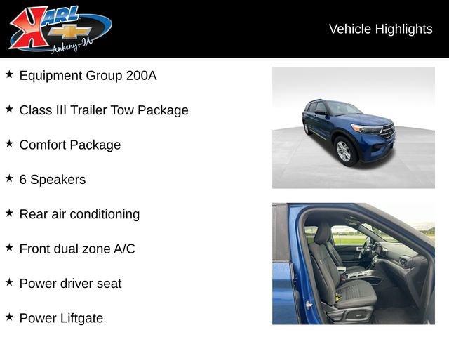used 2020 Ford Explorer car, priced at $22,987