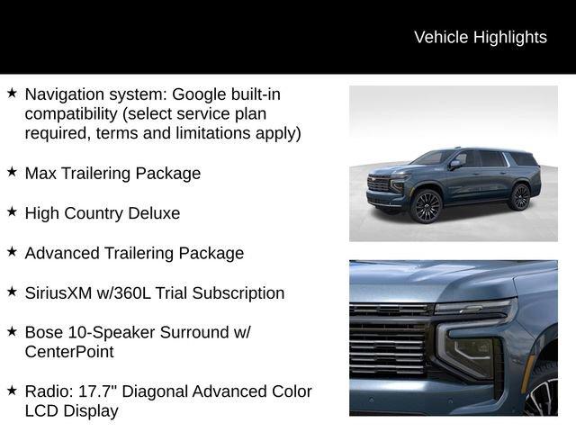 new 2025 Chevrolet Suburban car, priced at $93,455