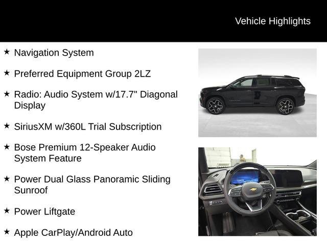 new 2026 Chevrolet Traverse car, priced at $60,794