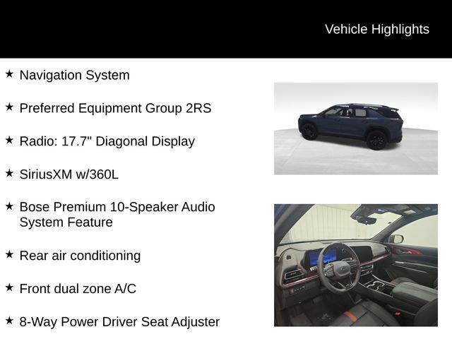 used 2024 Chevrolet Traverse car, priced at $56,987