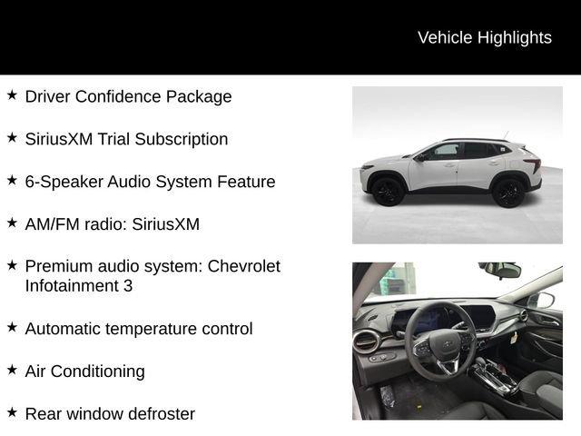new 2025 Chevrolet Trax car, priced at $25,478