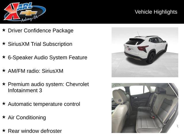 new 2025 Chevrolet Trax car, priced at $25,478