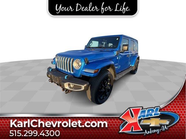 used 2022 Jeep Wrangler Unlimited 4xe car, priced at $36,987