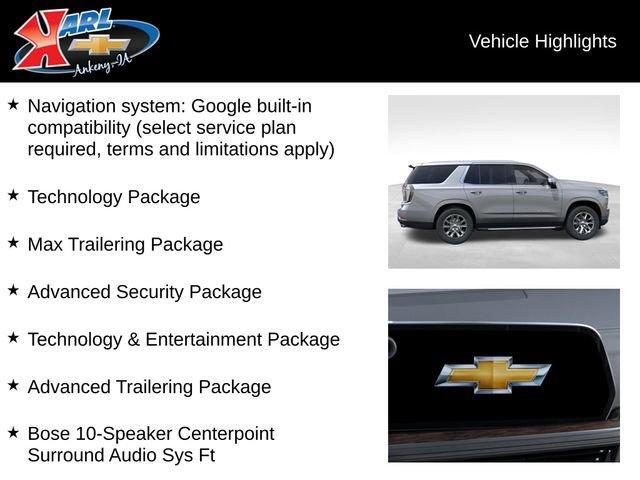 new 2025 Chevrolet Tahoe car, priced at $85,899