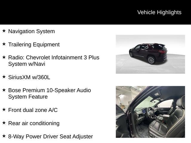 used 2022 Chevrolet Traverse car, priced at $39,191